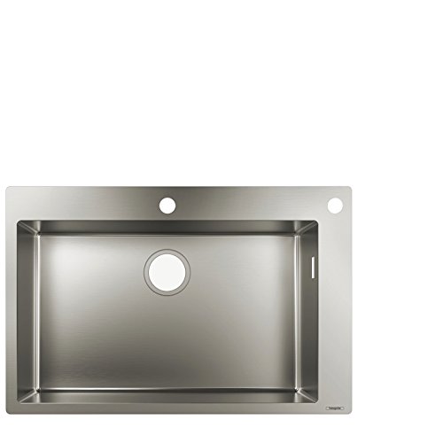 hansgrohe Küchenspüle, Einbau 660 mm für 800 mm Unterschrank, edelstahl von hansgrohe