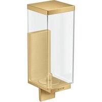 hansgrohe Lotionssp Axor Uni Rectangular Glas, Wandmontage, brushed gold optic von Hansgrohe