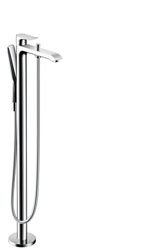 hansgrohe Metris bodenstehende Wannenarmatur, für 2 Funktionen, Chrom von hansgrohe