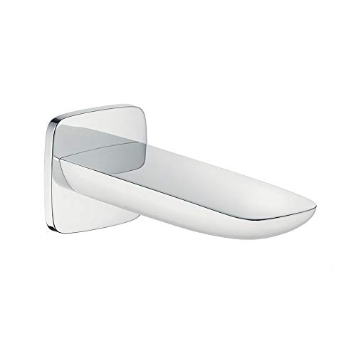 hansgrohe PuraVida Wanneneinlauf, Komfort-Auslauf 196mm, Weiß/Chrom von hansgrohe