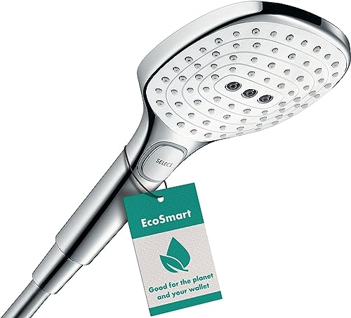 hansgrohe Raindance Select E 120 Duschkopf, 3 Strahlarten, wassersparend, Weiß/Chrom hansgrohe Raindance Select E 120 Duschkopf, 3 Strahlarten, wassersparend, Weiß/Chrom von hansgrohe