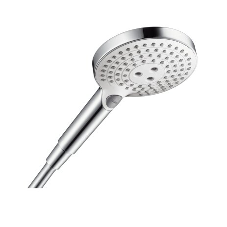 hansgrohe Raindance Select S Handbrause 120 3 jet EcoSmart, 26531, Farbe: Chrom / Weiß von Hansgrohe