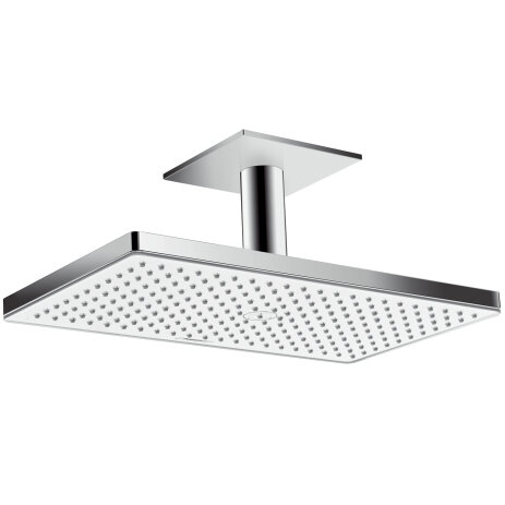 hansgrohe Rainmaker Select 460 1jet Kopfbrause mit Deckenanschluss 100 mm, Farbe: Chrom / Weiß von Hansgrohe