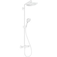 hansgrohe S-Pipe Croma Select S EcoSmart m Thermostat, Handbrause 3jet, 9 l/m., mattweiß hansgrohe S-Pipe Croma Select S EcoSmart m Thermostat, Handbrause 3jet, 9 l/m., mattweiß von Hansgrohe