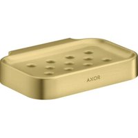 hansgrohe Seifenschale Axor Uni. Circular 127x90mm, Wandmontage, brushed brass von Hansgrohe