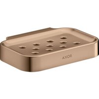 hansgrohe Seifenschale Axor Uni. Circular 127x90mm, Wandmontage, polished red gold von Hansgrohe