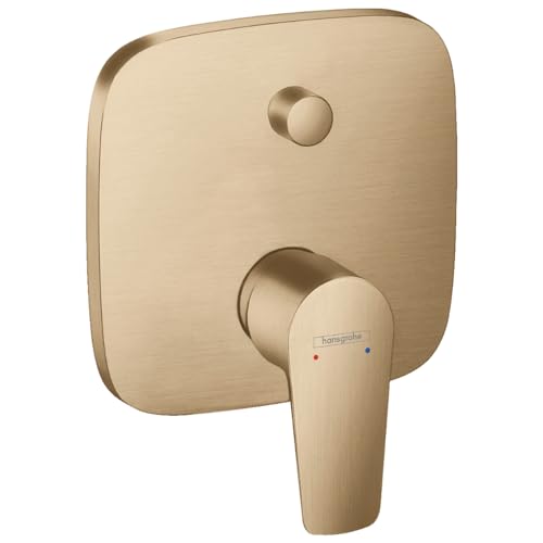 hansgrohe Wannenarmatur Talis E, Unterputz Einhebel-Wannenmischer, Brushed Bronze von hansgrohe