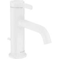 hansgrohe Waschtisch-Einhebelmischer 70 Axor One Ausl. 130mm, m Zugst.Abl.Gar., mattweiß von Hansgrohe