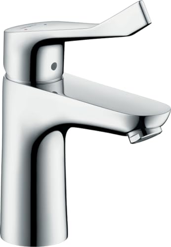 hansgrohe Wasserhahn Focus Care (Armatur mit Auslauf Höhe 100mm und langem Griff) Chrom von hansgrohe