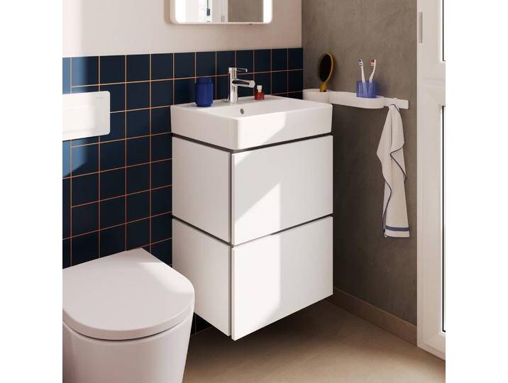 hansgrohe Xilesa E Waschtischunterschrank 48 cm mit 2 Auszügen und Push Open Funktion 2375947 von Hansgrohe