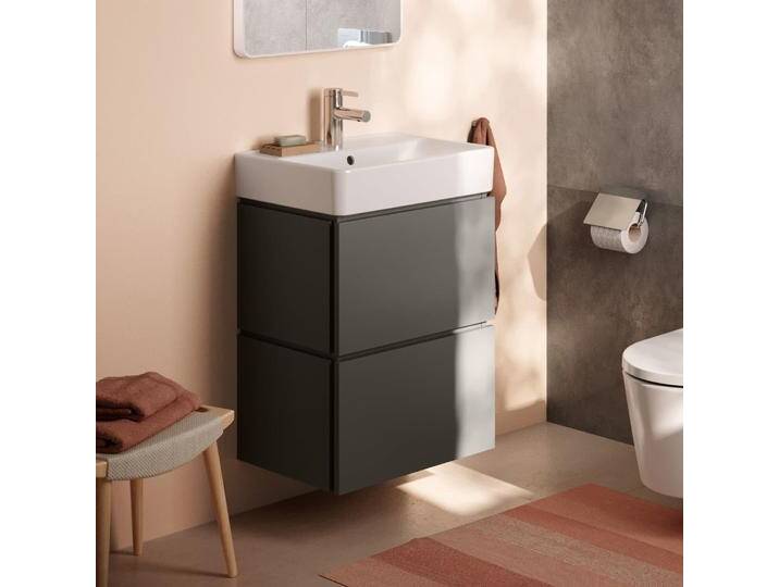 hansgrohe Xilesa E Waschtischunterschrank 48 cm mit 2 Auszügen und Push Open Funktion 2375948 von Hansgrohe