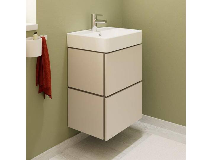 hansgrohe Xilesa E Waschtischunterschrank 48 cm mit 2 Auszügen und Push Open Funktion 2375950 von Hansgrohe