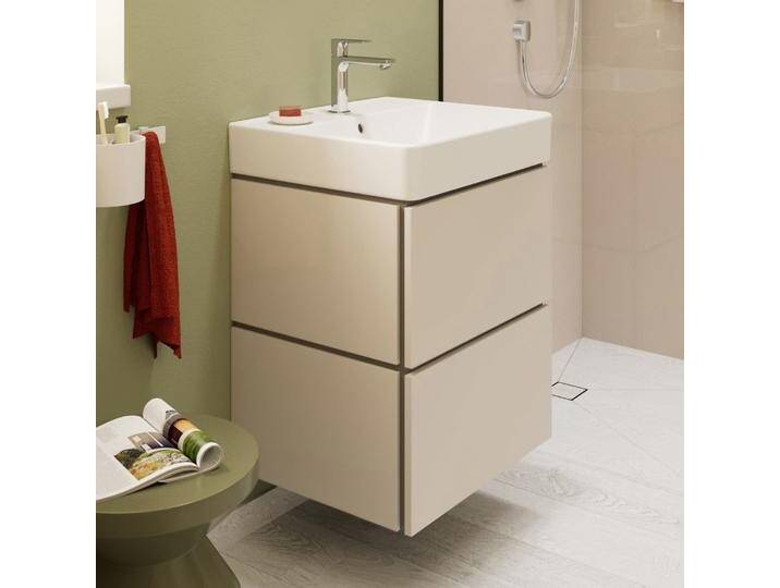 hansgrohe Xilesa E Waschtischunterschrank 53 cm mit 2 Auszügen und Push Open Funktion 2376005 von Hansgrohe