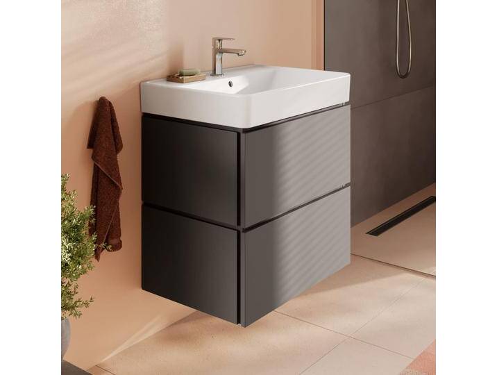 hansgrohe Xilesa E Waschtischunterschrank 63 cm mit 2 Auszügen und Push Open Funktion 2376044 von Hansgrohe