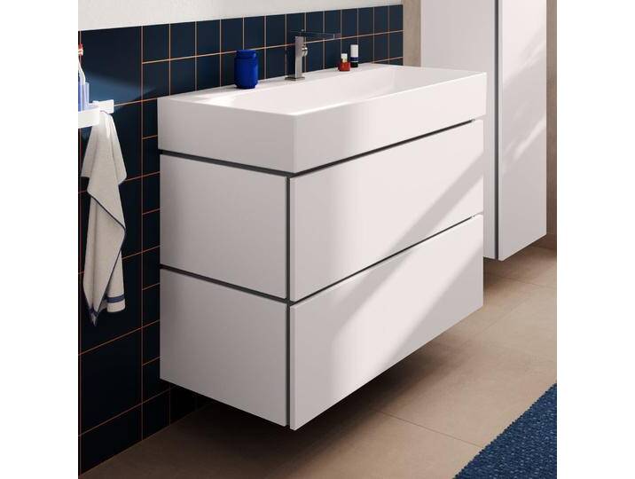 hansgrohe Xilesa E Waschtischunterschrank 98 cm mit 2 Auszügen und Push Open Funktion 2376352 von Hansgrohe
