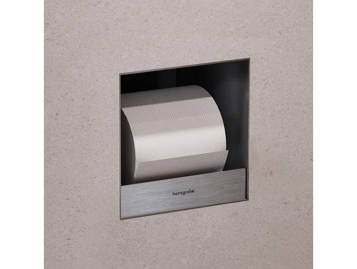 hansgrohe XtraStoris Original Einbau-Toilettenpapierhalter rahmenlos 15 x 14 x 15 cm 2120812 von Hansgrohe