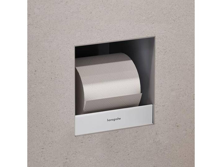 hansgrohe XtraStoris Original Einbau-Toilettenpapierhalter rahmenlos 15 x 14 x 15 cm 2120860 von Hansgrohe