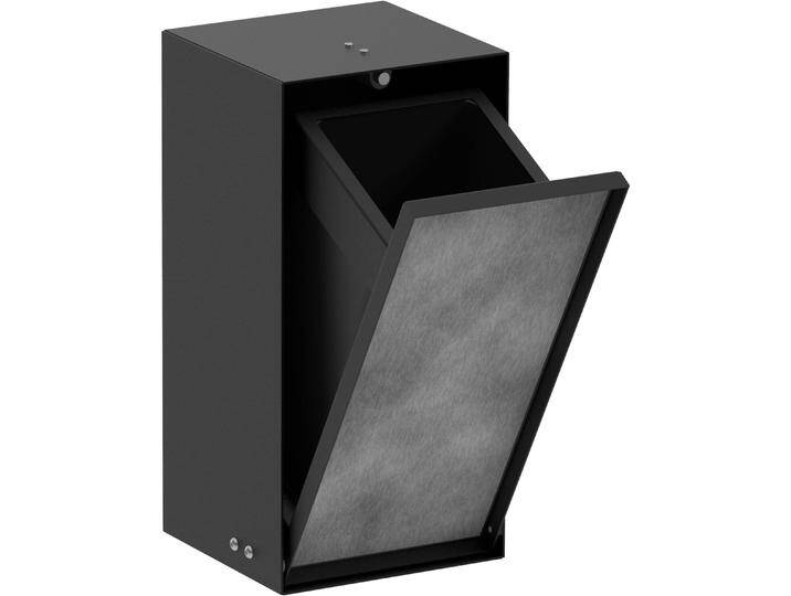 hansgrohe XtraStoris Rock Abfalleimer, Einbau, befliesbare Tür, 240x140x390mm, 2,5 Liter Inhalt, 56, Abfalleimer, Schwarz hansgrohe XtraStoris Rock Abfalleimer, Einbau, befliesbare Tür, 240x140x390mm, 2,5 Liter Inhalt, 56, Abfalleimer, Schwarz von Hansgrohe