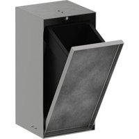 hansgrohe XtraStoris Rock EB-Abfalleimer 300x150x140mm, m befl. T., ES Optic von Hansgrohe