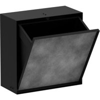 hansgrohe XtraStoris Rock EB-Abfalleimer 300x300x140mm, m befl. Tür, mattschwarz hansgrohe XtraStoris Rock EB-Abfalleimer 300x300x140mm, m befl. Tür, mattschwarz von Hansgrohe
