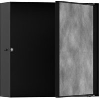 hansgrohe XtraStoris Rock Wandnische 300x300x100mm, m befl. Tür, mattschwarz von Hansgrohe