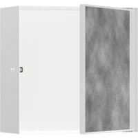 hansgrohe XtraStoris Rock Wandnische 300x300x140mm, m befl. Tür, mattweiß von Hansgrohe