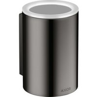 hansgrohe Zahnputzbecher Axor Universal Circular d 76x114mm, Wandmont., pol. black chrome von Hansgrohe