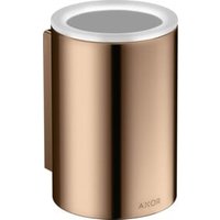 hansgrohe Zahnputzbecher Axor Universal Circular d 76x114mm, Wandmont., polished red gold von Hansgrohe