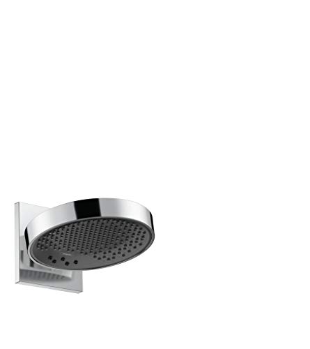 hansgrohe wassersparender Duschkopf Regendusche Rainfinity (250mm, rund, 3 Strahlarten, Wandmontage) chrom von hansgrohe