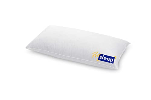 HANSKRUCHEN PRO SLEEP | Komfort Federkissen Kopfkissen 40x80 cm | 100% Federchen – 700 gr. von Hanskruchen