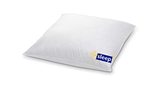 HANSKRUCHEN PRO SLEEP | Komfort Federkissen Kopfkissen – 80x80 cm | 100% Federchen – 1.000 gr. von Hanskruchen