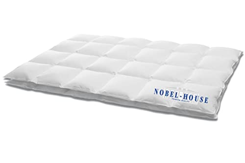 Hanskruchen Nobel House Luxus Daunendecke, Medium, Baumwolle, 155 x 200 cm von Hanskruchen