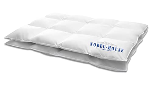 Hanskruchen Nobel House Luxus Daunendecke, Warm, 90% Daunen / 10% Federchen, 135 x 200 cm von Hanskruchen