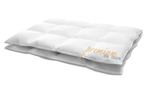 HANSKRUCHEN® Premium de Luxe Daunendecke 200x200 cm - Warm / Winter - Made in Germany Kassettendecke aus 100% Baumwolle - Allergiker geeignet HANSKRUCHEN® Premium de Luxe Daunendecke 200x200 cm - Warm / Winter - Made in Germany Kassettendecke aus 100% Baumwolle - Allergiker geeignet von Hanskruchen