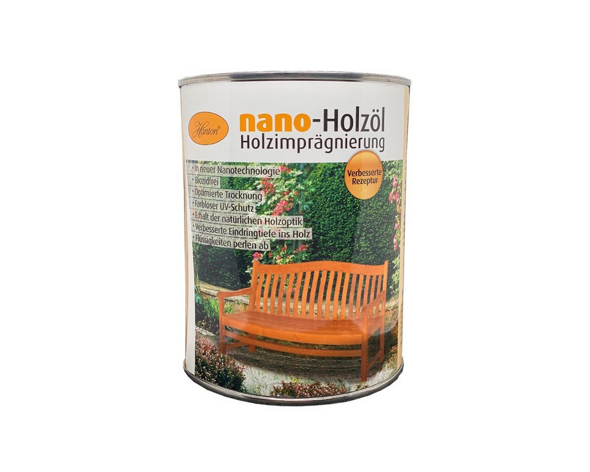 Hanton Holzöl nano-Holzöl biozidfrei 1000 ml von Hanton