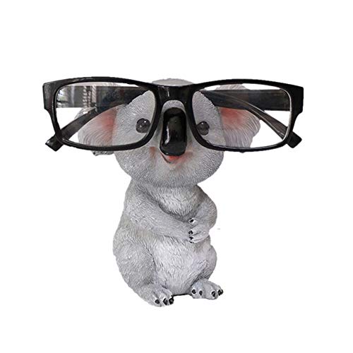 Hanyi Niedlicher Brillenhalter Koala Brillenständerhalter, Brillenzubehör für dekorativen Schreibtisch/Zuhause/Büro von Hanyi