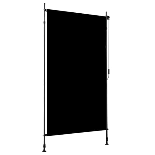 Außenrollo mit Handkurbel, Senkrechtmarkise für Balkon, Terrasse oder Pergola, UV- und Hitzebeständig, Höhenverstellbar, Anthrazit, 120 x 270 cm Außenrollo mit Handkurbel, Senkrechtmarkise für Balkon, Terrasse oder Pergola, UV- und Hitzebeständig, Höhenverstellbar, Anthrazit, 120 x 270 cm von HaoChrymec