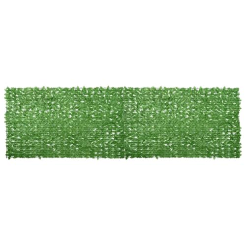 Balkon-Sichtschutz mit Grünen Blättern, Polyethylen und Stoff, Für Garten und Terrasse, Sichtschutz Balkon, 500x150 cm von HaoChrymec