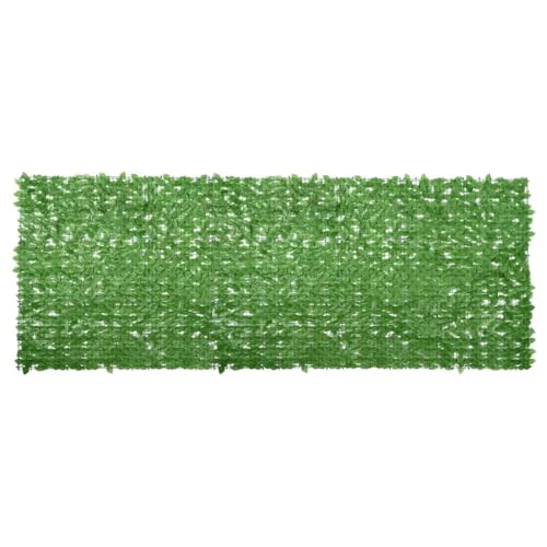 Balkon-Sichtschutz mit Grünen Blättern, UV-beständig, Schattenspendend, Ideal für Privatsphäre, Sichtschutz Balkon, Sichtschutz Garten, Outdoor, Grün, 400x150 cm von HaoChrymec