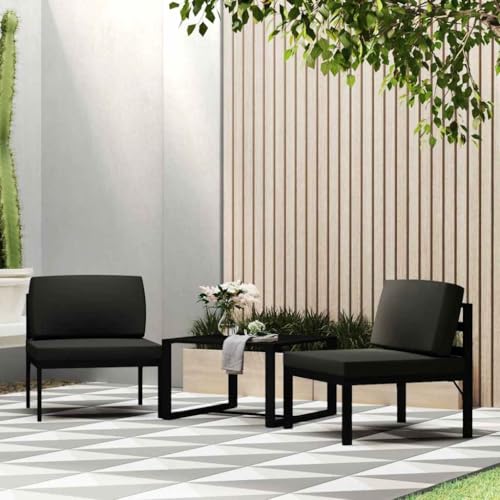 Couchtisch Aluminium Anthrazit, Wetterfest, Modulares Design, Beistelltisch Outdoor, Kleiner Gartentisch, Balkontisch, Bistrotisch, 60 x 60 x 38 cm Couchtisch Aluminium Anthrazit, Wetterfest, Modulares Design, Beistelltisch Outdoor, Kleiner Gartentisch, Balkontisch, Bistrotisch, 60 x 60 x 38 cm von HaoChrymec