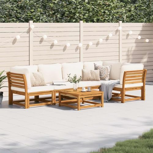 HaoChrymec 6-TLG. Garten-Lounge-Set mit Kissen Massivholz Akazie, Modulares Design, Gartenmöbel Set, Gartensofa, Outdoor Möbel, Sitzbank Outdoor, 63 x 63 x 30 cm HaoChrymec 6-TLG. Garten-Lounge-Set mit Kissen Massivholz Akazie, Modulares Design, Gartenmöbel Set, Gartensofa, Outdoor Möbel, Sitzbank Outdoor, 63 x 63 x 30 cm von HaoChrymec