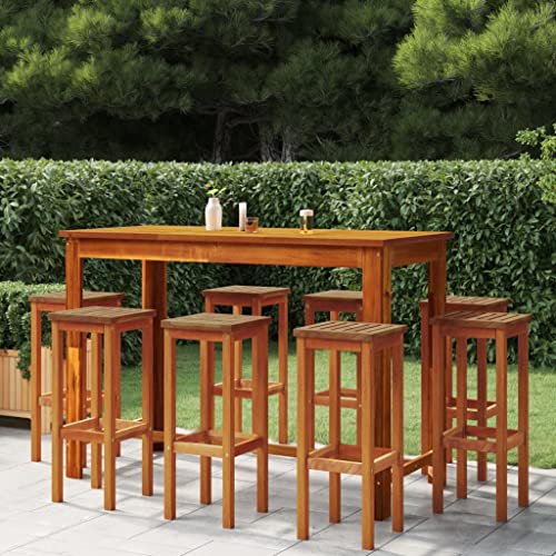 HaoChrymec Barhocker 8 STK. aus Massivholz Akazie, Mit Ölbehandlung, Rustikales Design, Bar Stool, Gartenmöbel Set, Balkon Sessel, 30.5 x 30.5 x 74 cm HaoChrymec Barhocker 8 STK. aus Massivholz Akazie, Mit Ölbehandlung, Rustikales Design, Bar Stool, Gartenmöbel Set, Balkon Sessel, 30.5 x 30.5 x 74 cm von HaoChrymec