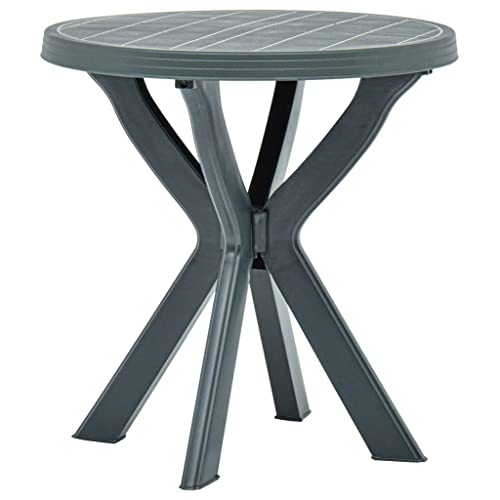 HaoChrymec Bistrotisch mit Wetterfestem Kunststoff, Grünes Design, Ideal für den Außenbereich, Gartentisch, Beistelltisch Outdoor, Ø70 cm, Höhe 72 cm HaoChrymec Bistrotisch mit Wetterfestem Kunststoff, Grünes Design, Ideal für den Außenbereich, Gartentisch, Beistelltisch Outdoor, Ø70 cm, Höhe 72 cm von HaoChrymec