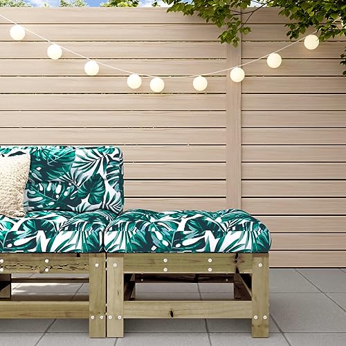 HaoChrymec Gartenhocker aus Kesseldruckimprägniertem Kiefernholz mit Kissen, Fußhocker Outdoor, Camping Hocker für Garten, Kleiner Hocker für Terrasse, 57.5 x 57.5 x 30 cm HaoChrymec Gartenhocker aus Kesseldruckimprägniertem Kiefernholz mit Kissen, Fußhocker Outdoor, Camping Hocker für Garten, Kleiner Hocker für Terrasse, 57.5 x 57.5 x 30 cm von HaoChrymec