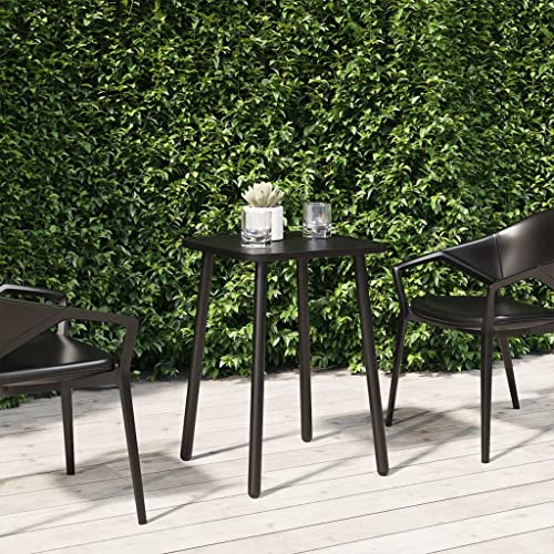 HaoChrymec Gartentisch Anthrazit aus Stahl mit Pulverbeschichtung, Latten-Design, Wetterfest, Beistelltisch Outdoor, Balkon Tisch, Loungetisch für Garten, 50 x 50 x 71 cm HaoChrymec Gartentisch Anthrazit aus Stahl mit Pulverbeschichtung, Latten-Design, Wetterfest, Beistelltisch Outdoor, Balkon Tisch, Loungetisch für Garten, 50 x 50 x 71 cm von HaoChrymec