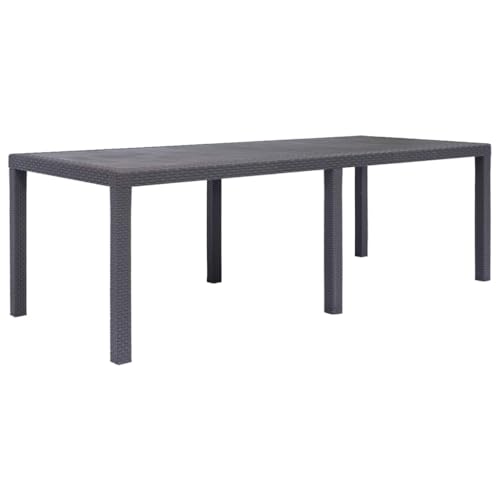 HaoChrymec Gartentisch Braun aus Kunststoff in Rattan-Optik, Witterungsbeständig, Balkon Tisch, Beistelltisch Outdoor, Loungetisch Garten, 220x90x72 cm HaoChrymec Gartentisch Braun aus Kunststoff in Rattan-Optik, Witterungsbeständig, Balkon Tisch, Beistelltisch Outdoor, Loungetisch Garten, 220x90x72 cm von HaoChrymec