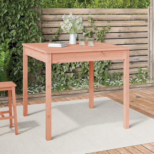 HaoChrymec Gartentisch aus Massivholz Douglasie, Robustes Design, Witterungsbeständig, Balkon Tisch, Beistelltisch Garten, Loungetisch Outdoor, 82,5 x 82,5 x 76 cm HaoChrymec Gartentisch aus Massivholz Douglasie, Robustes Design, Witterungsbeständig, Balkon Tisch, Beistelltisch Garten, Loungetisch Outdoor, 82,5 x 82,5 x 76 cm von HaoChrymec