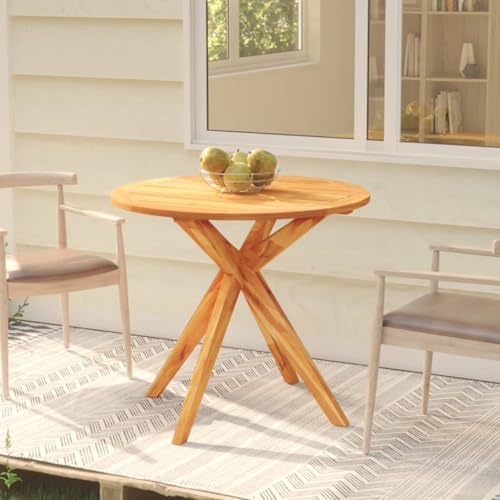 HaoChrymec Gartentisch mit Massivholz Akazie, Stabiler Rahmen, Wetterfeste Tischplatte, Balkon Tisch, Beistelltisch Garten, Loungetisch Outdoor, 85x85x75 cm HaoChrymec Gartentisch mit Massivholz Akazie, Stabiler Rahmen, Wetterfeste Tischplatte, Balkon Tisch, Beistelltisch Garten, Loungetisch Outdoor, 85x85x75 cm von HaoChrymec