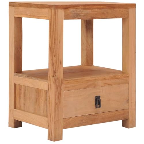 HaoChrymec Nachttisch Massivholz Teak, 40x30x50 cm, Kommode mit Schubladen, Rustikales Design, Kleiner Beistelltisch, Nachtkommode, Nachttisch mit Geheimfach, Schlafzimmermöbel HaoChrymec Nachttisch Massivholz Teak, 40x30x50 cm, Kommode mit Schubladen, Rustikales Design, Kleiner Beistelltisch, Nachtkommode, Nachttisch mit Geheimfach, Schlafzimmermöbel von HaoChrymec
