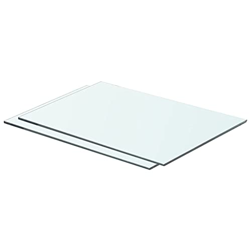 HaoChrymec Regalböden 2 STK. aus Hartglas, Transparent, Schwebendes Regal für Wand, Bücherregal Wand, Wandregal Badezimmer, 50 x 30 cm, 8 mm HaoChrymec Regalböden 2 STK. aus Hartglas, Transparent, Schwebendes Regal für Wand, Bücherregal Wand, Wandregal Badezimmer, 50 x 30 cm, 8 mm von HaoChrymec